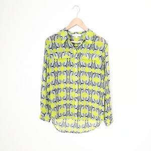 Two by Vince Camuto Zebra Print Shirt